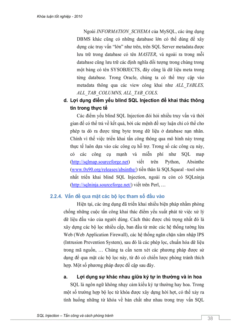 image for page SQL Injection tấn công và cách phòng tránh