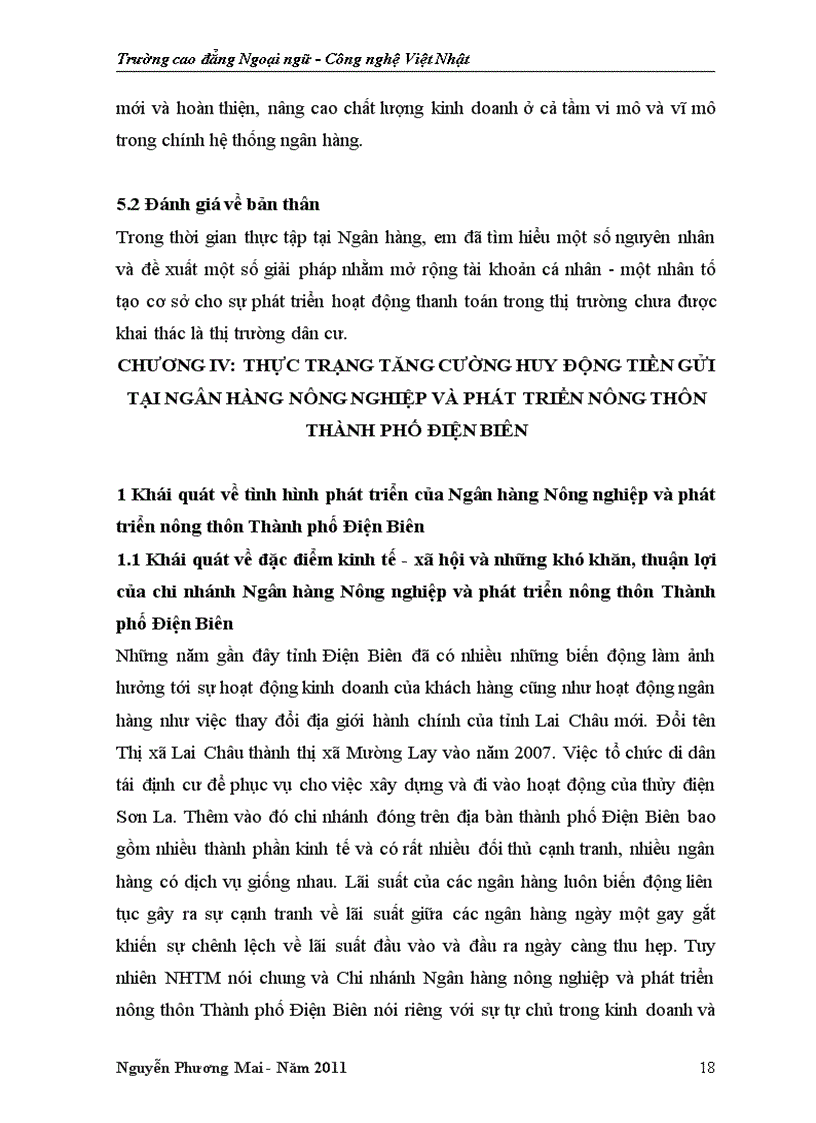 image for page Các giải pháp mở rộng tiền gửi trong nghiệp vụ huy động vốn tại Ngân hàng Nông nghiệp và phát triển nông thôn Thành phố Điện Biên