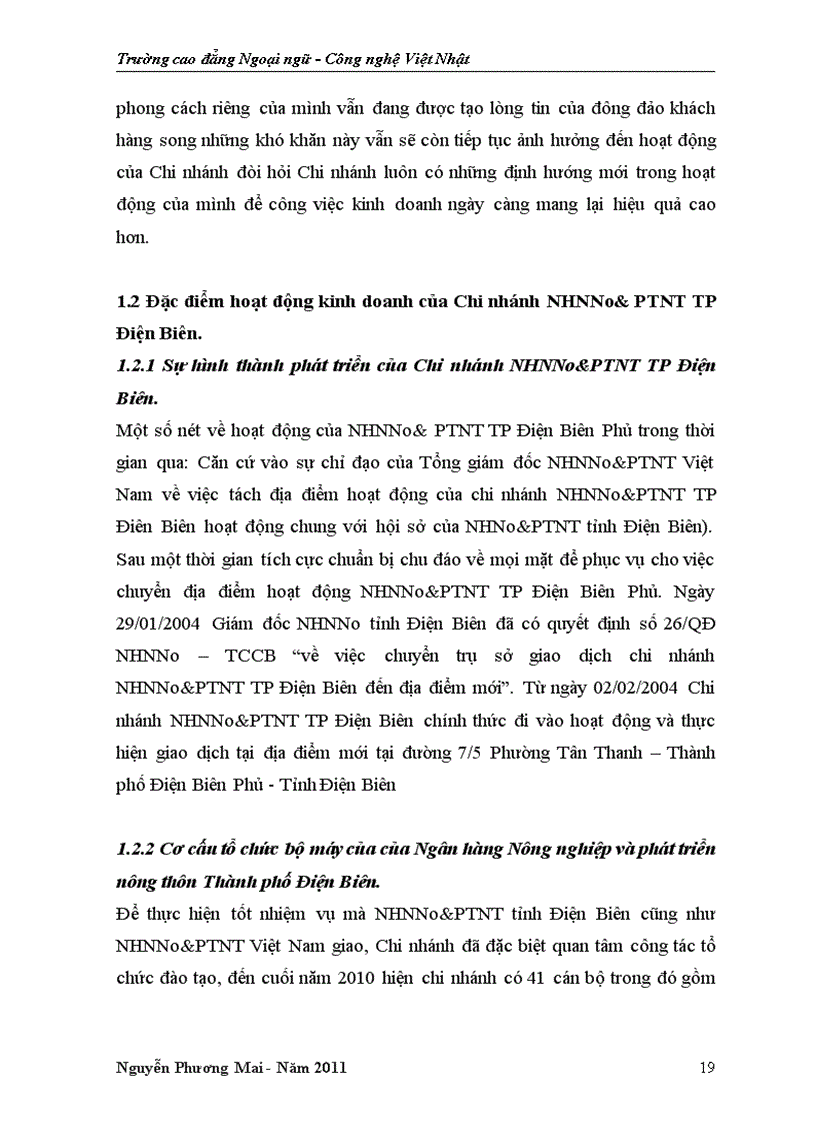 image for page Các giải pháp mở rộng tiền gửi trong nghiệp vụ huy động vốn tại Ngân hàng Nông nghiệp và phát triển nông thôn Thành phố Điện Biên