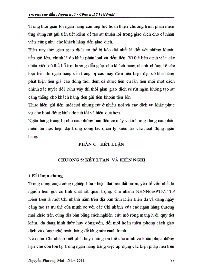 image for page Các giải pháp mở rộng tiền gửi trong nghiệp vụ huy động vốn tại Ngân hàng Nông nghiệp và phát triển nông thôn Thành phố Điện Biên