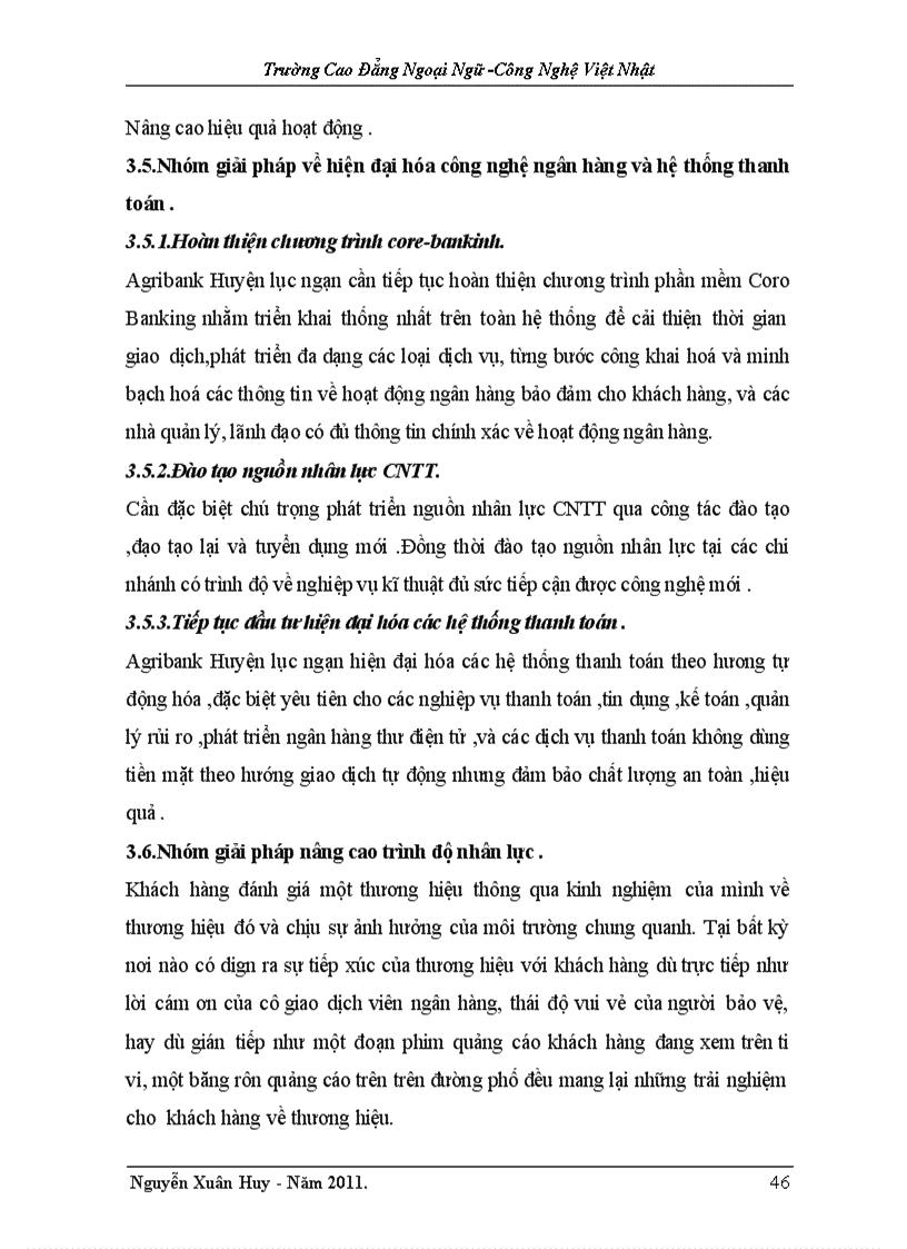 image for page Giải pháp phát triển bền vững thương hiệu ngân hàng nông nghiệp và phát triển nông thôn huyện lục ngạn