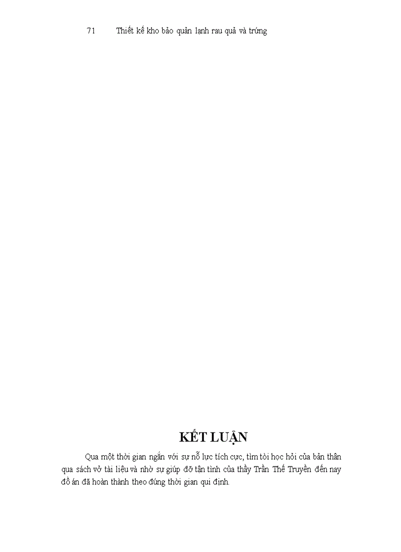 image for page Thiết kế kho bảo quản lạnh rau quả và trứng phục vụ cho khu công nghiệp và xuất khẩu có sức chứa 1500 tấn