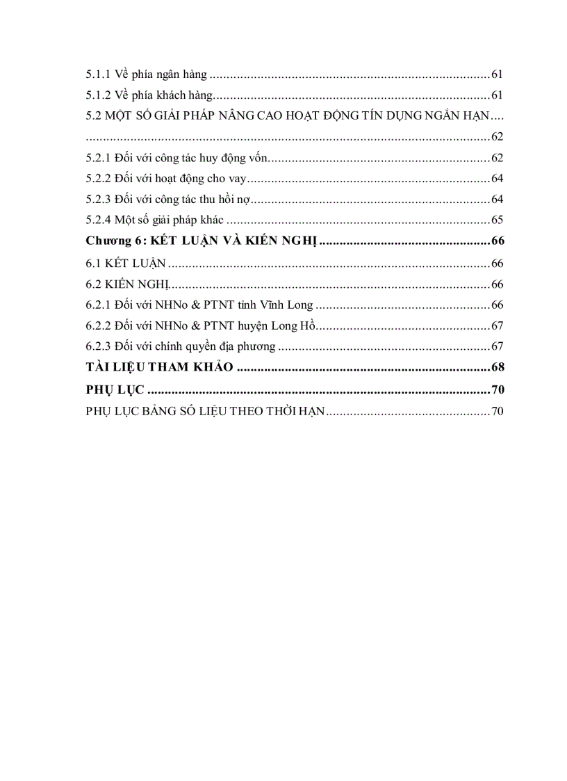 image for page Phân tích hoạt động tín dụng ngắn hạn tại chi nhánh ngân hàng nông nghiệp và phát triển nông thôn huyện long hồ tỉnh vĩnh long