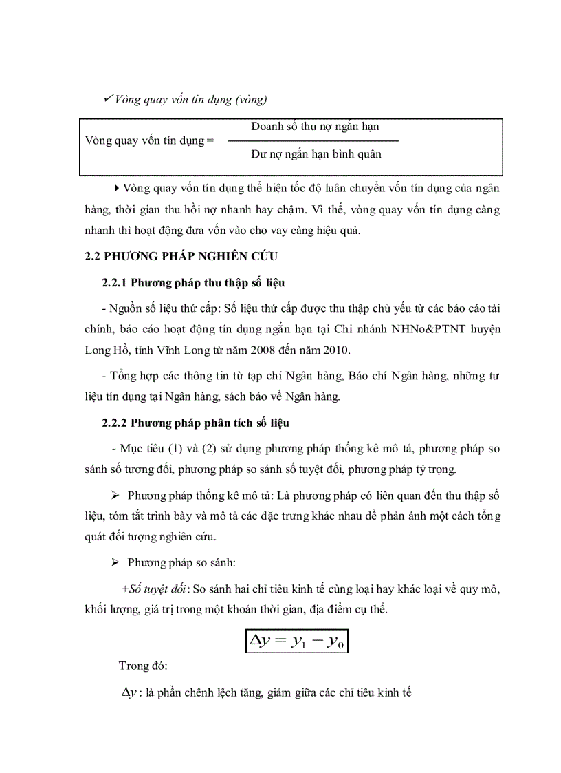 image for page Phân tích hoạt động tín dụng ngắn hạn tại chi nhánh ngân hàng nông nghiệp và phát triển nông thôn huyện long hồ tỉnh vĩnh long
