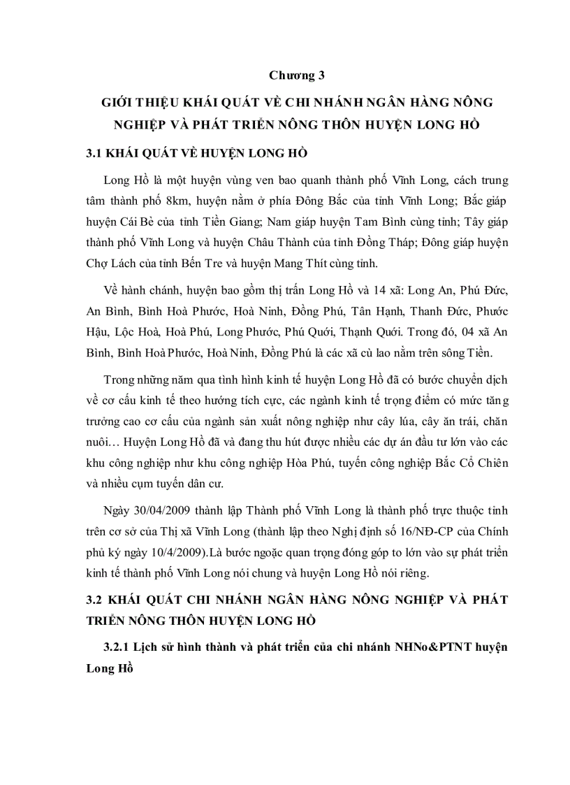 image for page Phân tích hoạt động tín dụng ngắn hạn tại chi nhánh ngân hàng nông nghiệp và phát triển nông thôn huyện long hồ tỉnh vĩnh long