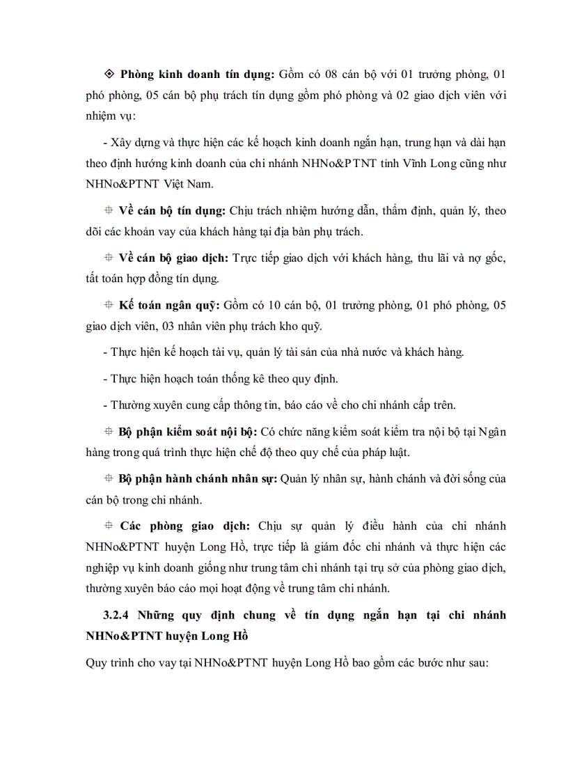 image for page Phân tích hoạt động tín dụng ngắn hạn tại chi nhánh ngân hàng nông nghiệp và phát triển nông thôn huyện long hồ tỉnh vĩnh long