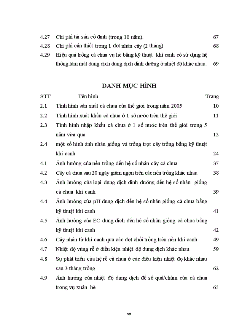 image for page Nghiên cứu ứng dụng kỹ thuật khí canh trong nhân giống và trồng trọt cây cà chua F