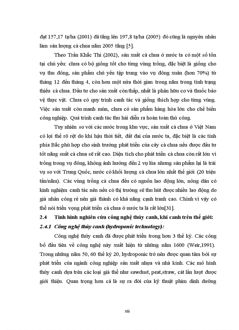 image for page Nghiên cứu ứng dụng kỹ thuật khí canh trong nhân giống và trồng trọt cây cà chua F