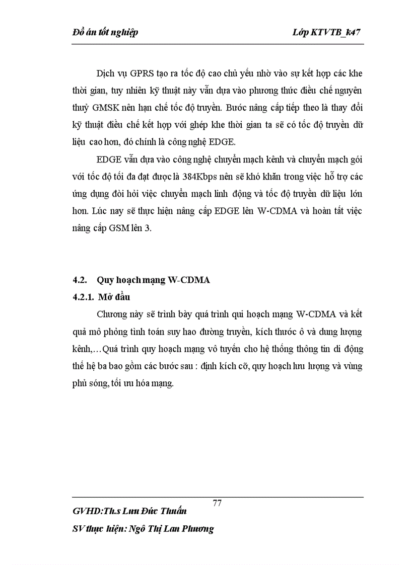 image for page Công nghệ W CDMA và ứng dụng trong hệ thống thông tin di động