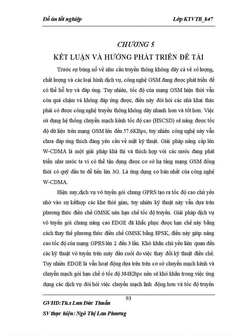 image for page Công nghệ W CDMA và ứng dụng trong hệ thống thông tin di động