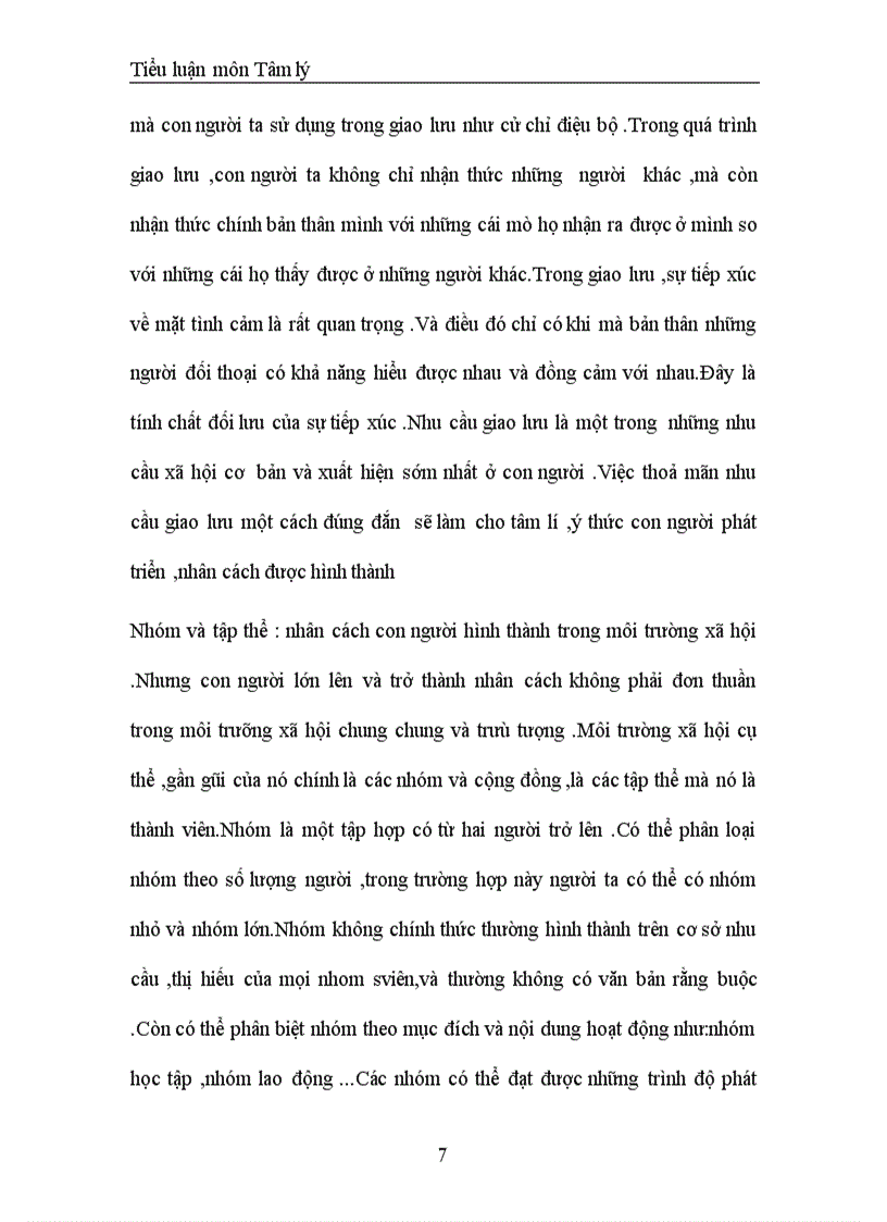 image for page Tiểu luận môn tâm lý