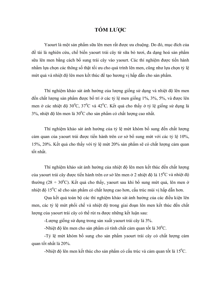 image for page Quy trình công nghệ sản xuất sữa chua trái cây