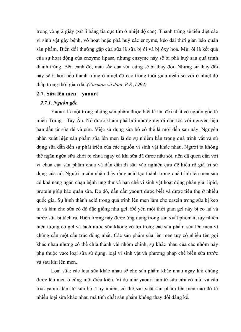 image for page Quy trình công nghệ sản xuất sữa chua trái cây