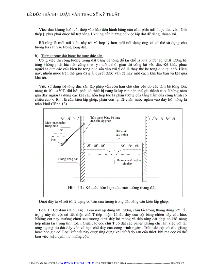 image for page Công nghệ thi công tầng hầm theo phương pháp truyền thống và phương pháp top down