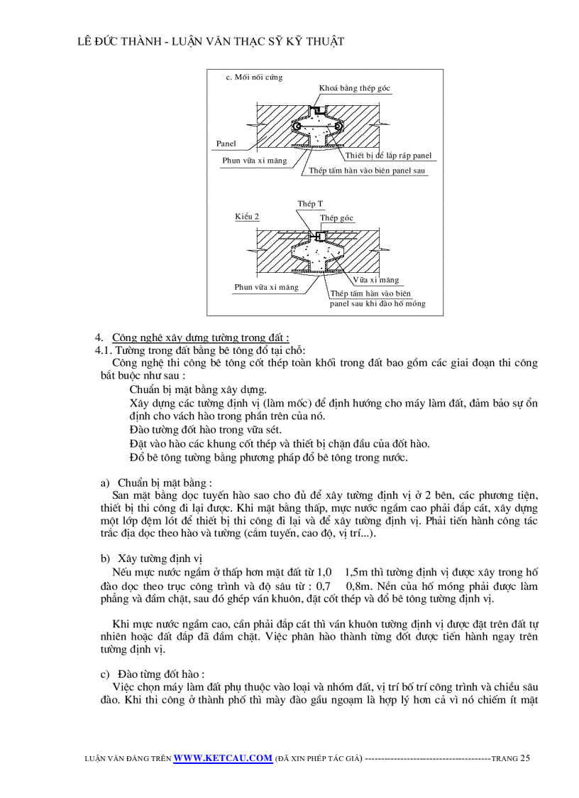 image for page Công nghệ thi công tầng hầm theo phương pháp truyền thống và phương pháp top down