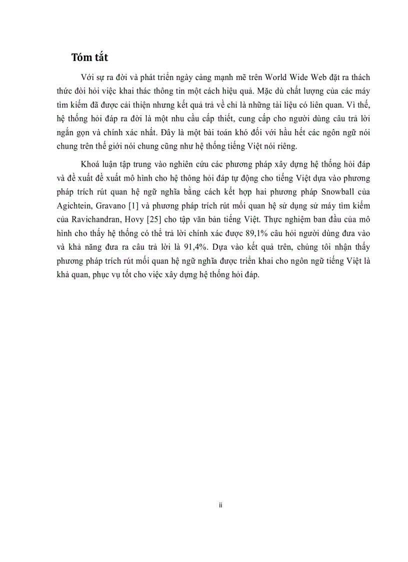image for page Trích rút mối quan hệ ngữ nghĩa và áp dụng cho hệ thống hỏi đáp tự động tiếng việt