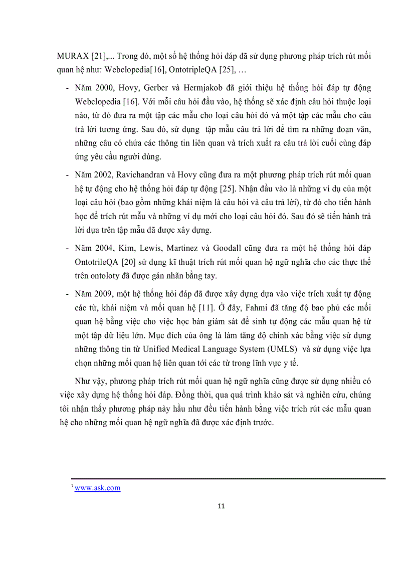 image for page Trích rút mối quan hệ ngữ nghĩa và áp dụng cho hệ thống hỏi đáp tự động tiếng việt