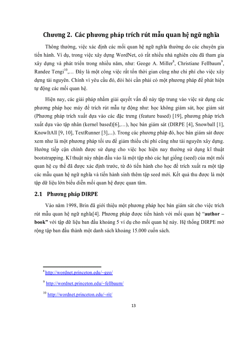 image for page Trích rút mối quan hệ ngữ nghĩa và áp dụng cho hệ thống hỏi đáp tự động tiếng việt