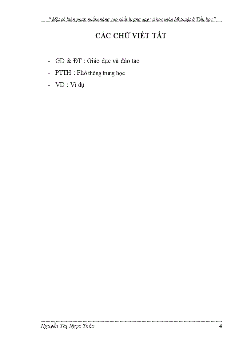 image for page Một số biên pháp nhằm nâng cao chất lượng dạy và học môn Mĩ thuật ở Tiểu học
