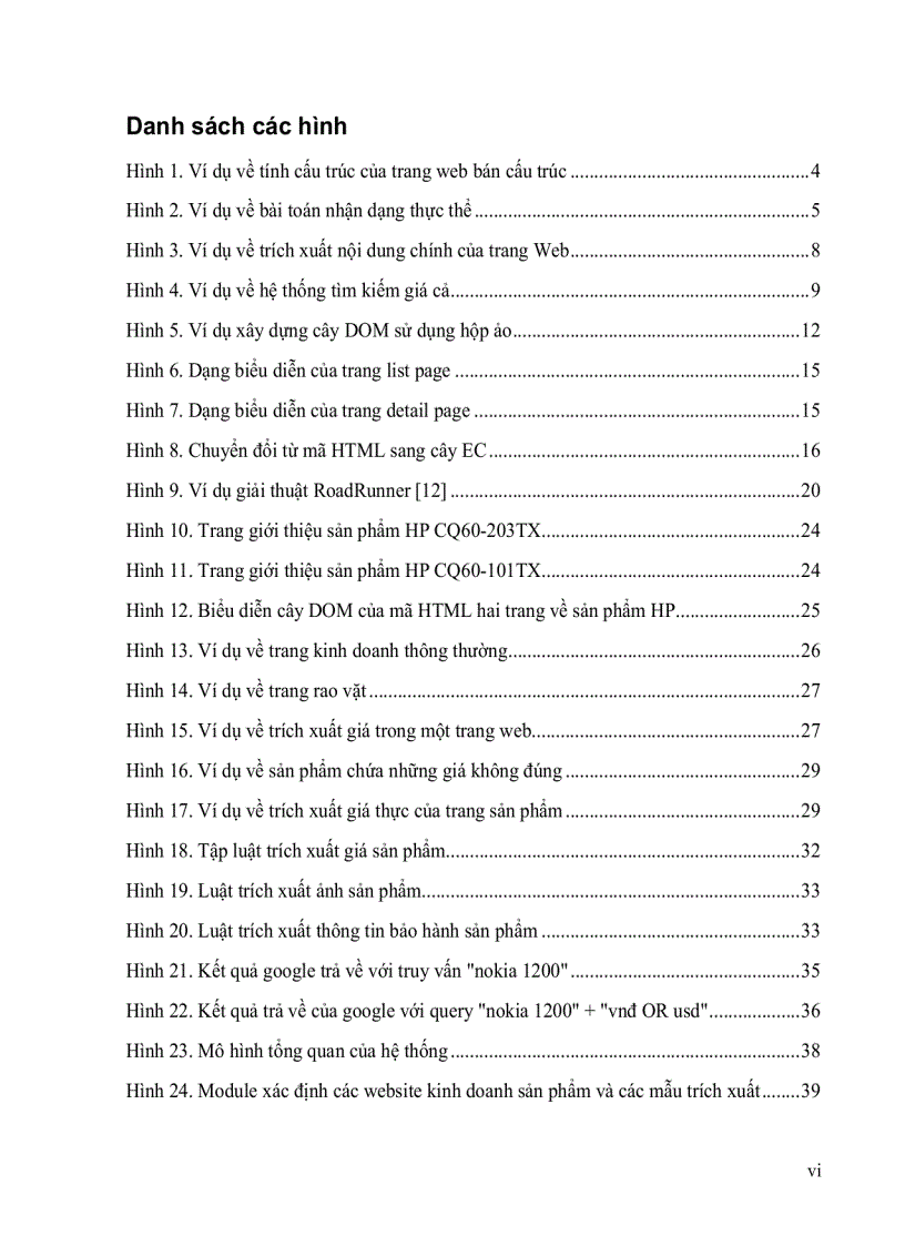 image for page Bài toán trích xuất thông tin cho dữ liệu bán cấu trúc và áp dụng xây dựng hệ thống tìm kiếm giá cả sản phẩm