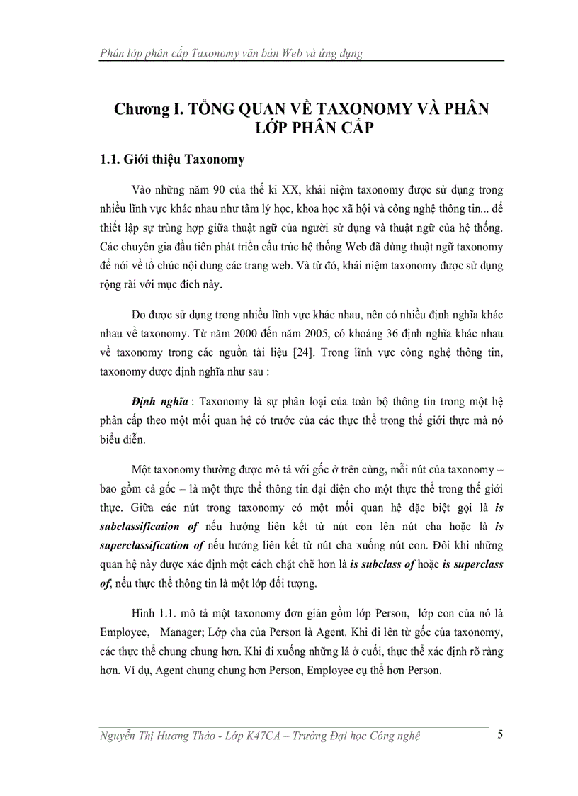 image for page Phân lớp phân cấp taxonomy văn bản web và ứng dụng
