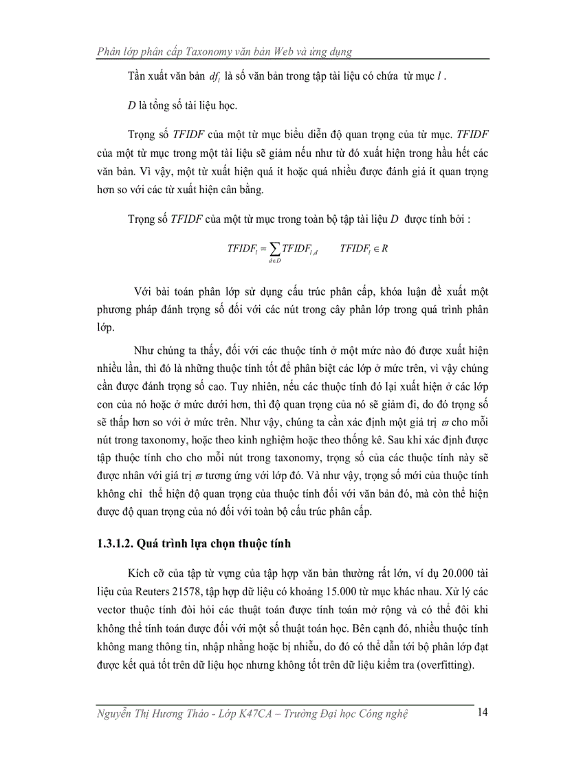 image for page Phân lớp phân cấp taxonomy văn bản web và ứng dụng