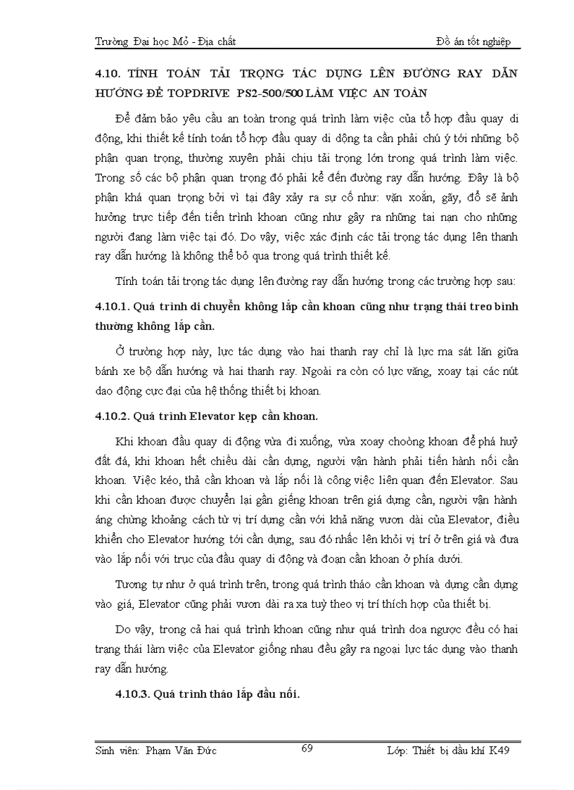 image for page Cấu tạo nguyên lý hoạt động và quy trình sửa chữa tổ hợp đầu quay di động Topdrive PS2 500 500 trên giàn khoan Tam Đảo 01 Vietsovpetro