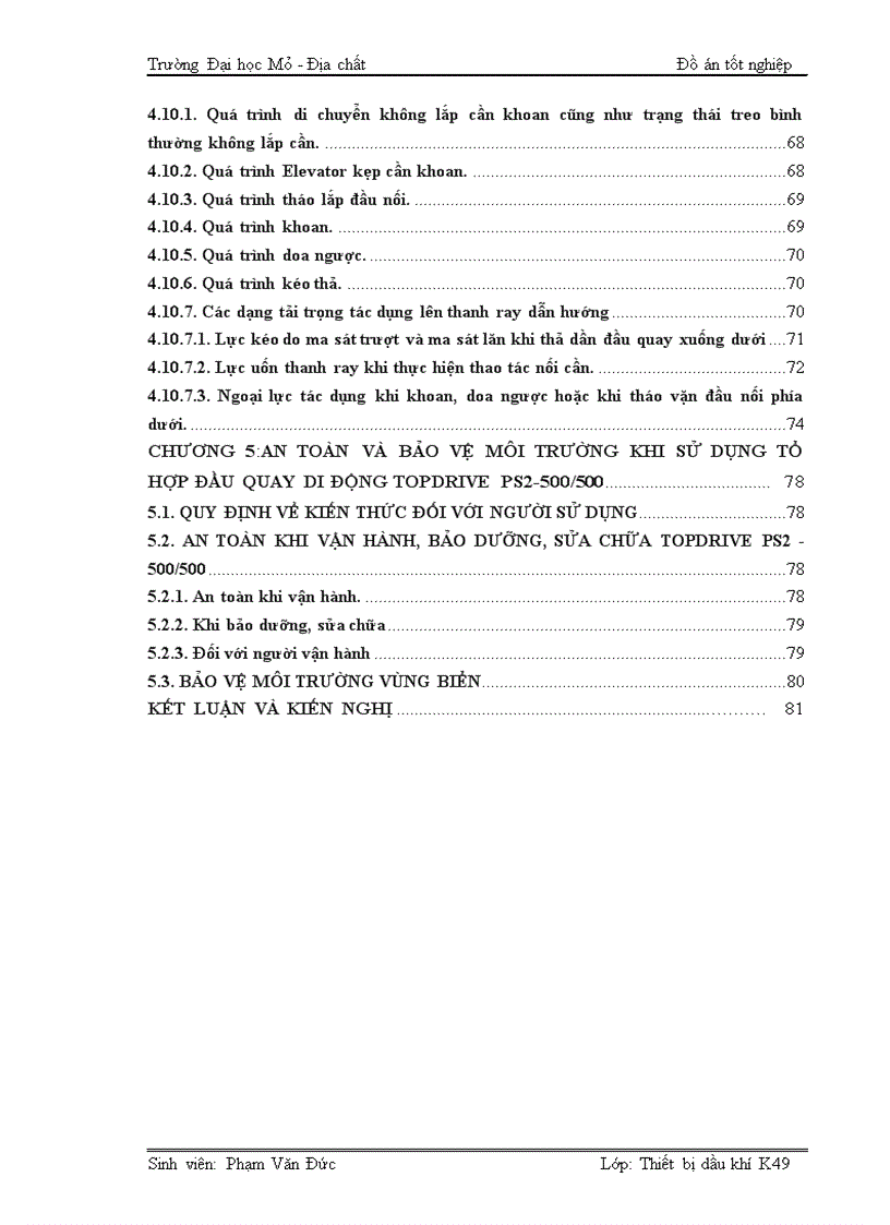 image for page Cấu tạo nguyên lý hoạt động và quy trình sửa chữa tổ hợp đầu quay di động Topdrive PS2 500 500 trên giàn khoan Tam Đảo 01 Vietsovpetro