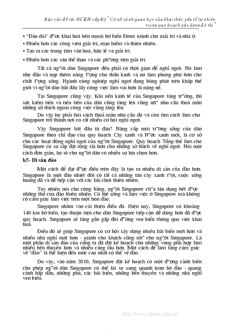 image for page ĐỀ TÀI NCKH CẤP BỘ Cơ sở cảnh quan học của khai thác các yếu tố tự nhiên trong quy hoạch xây dựng đô thị Việt Nam