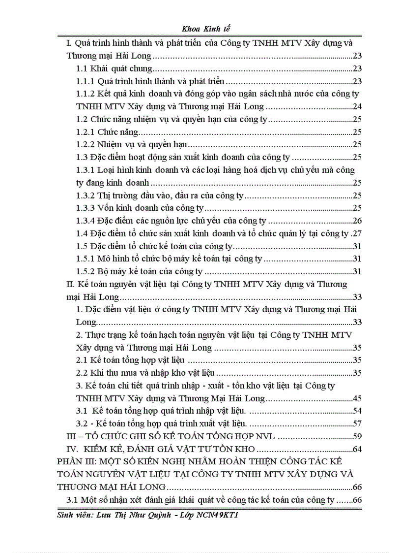 image for page Thực trạng kế toán nguyên vật liệu tại Công ty TNHH MTV Xây dựng và Thương Mại Hải Long