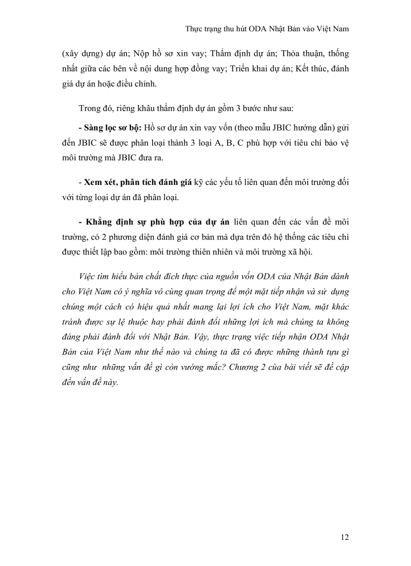 image for page Thực trạng thu hút ODA Nhật Bản vào Việt Nam