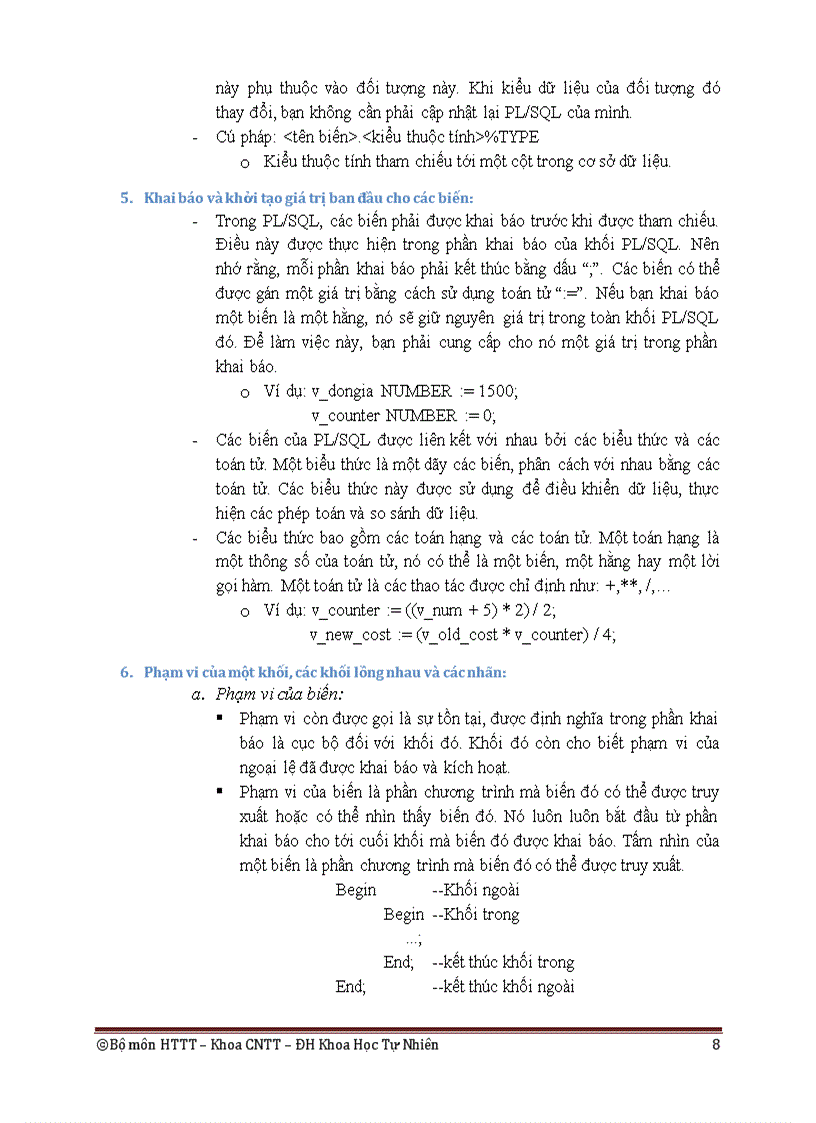 image for page Pl sql trong oracle 10g