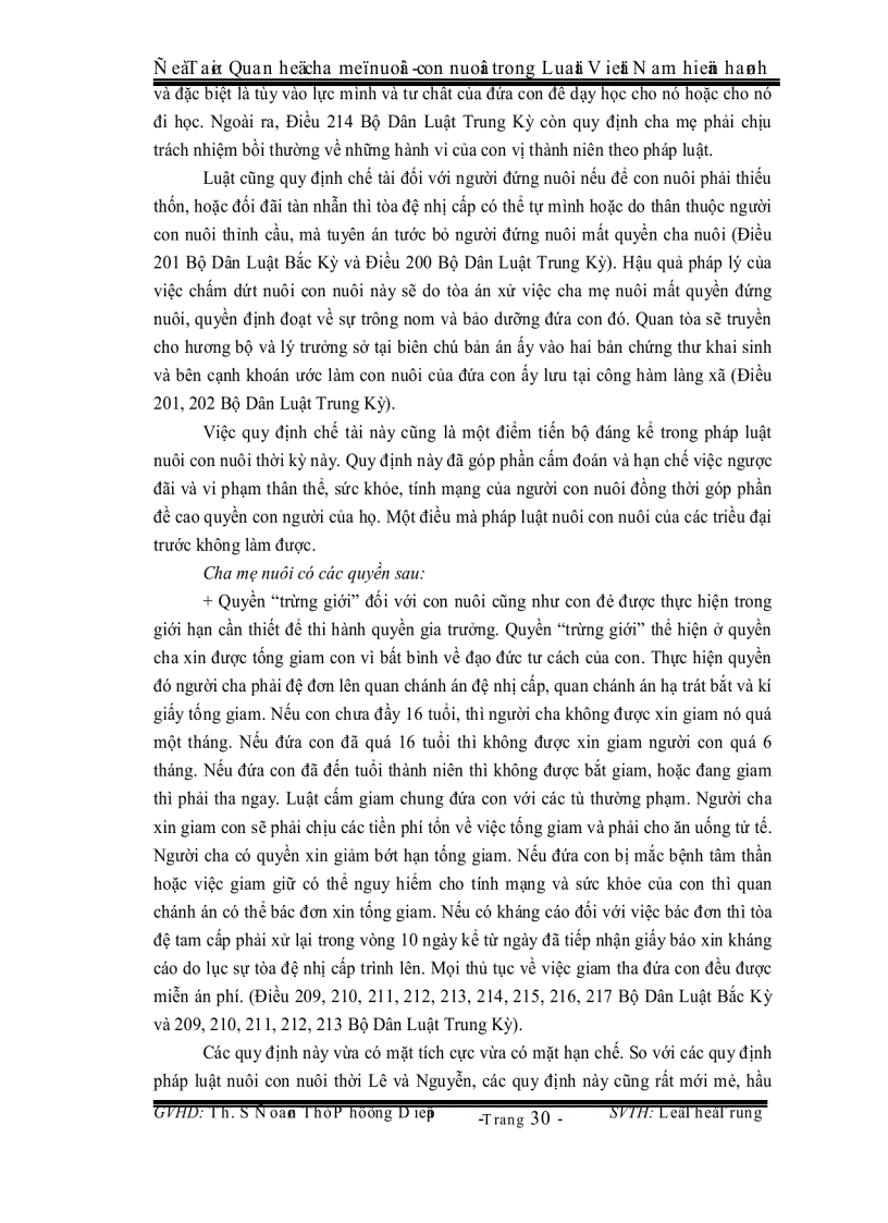 image for page Quan hệ cha mẹ nuôi con nuôi trong pháp luật Việt Nam hiện hành