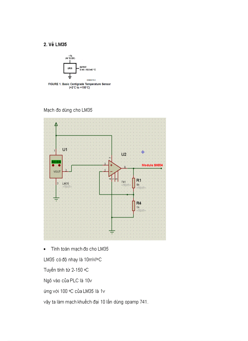 image for page Trình bày về module analog trong s7 300 cho ví dụ về đo và hiển thị nhiệt độ dùng LM35