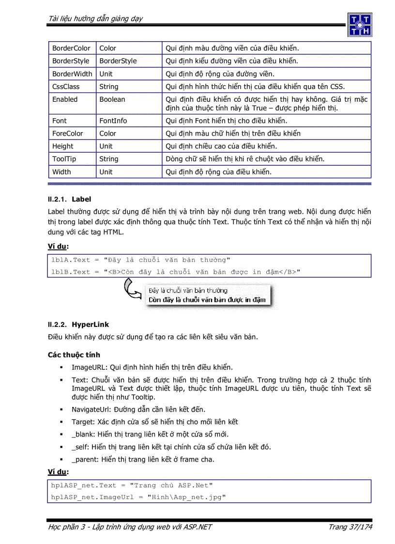image for page Lập trình ứng dụng Web với ASP NET