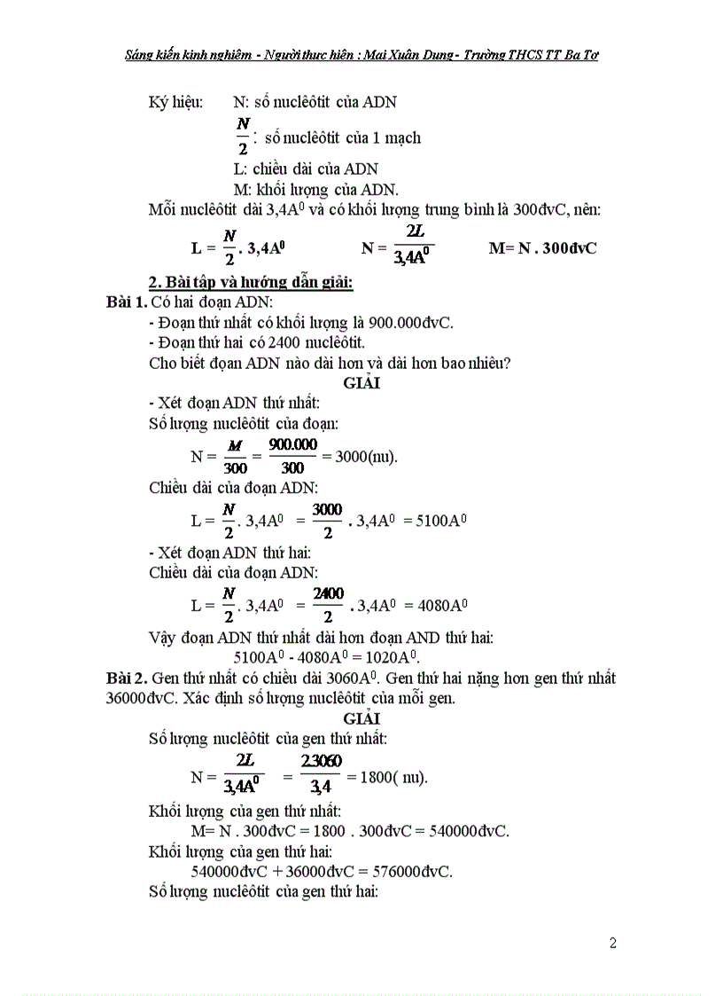 image for page Nâng cao kỹ năng nhận biết và giải các dạng toán lai của Menđen
