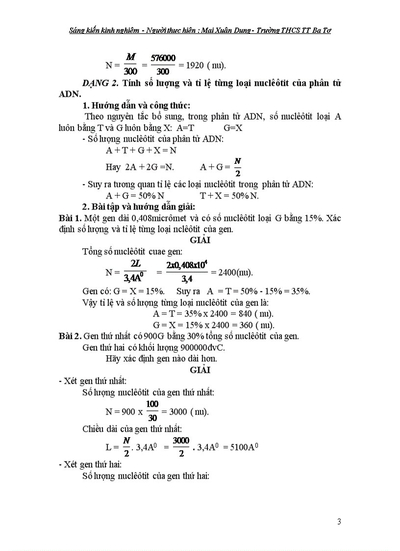 image for page Nâng cao kỹ năng nhận biết và giải các dạng toán lai của Menđen
