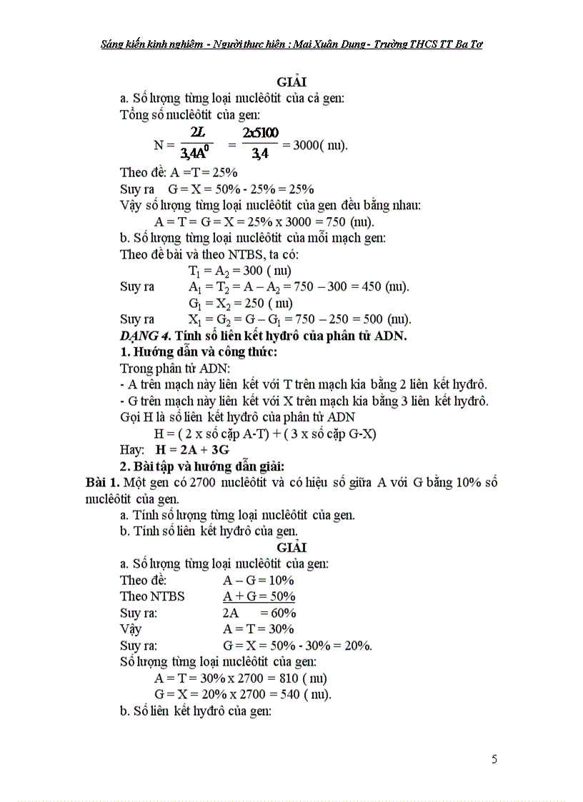 image for page Nâng cao kỹ năng nhận biết và giải các dạng toán lai của Menđen