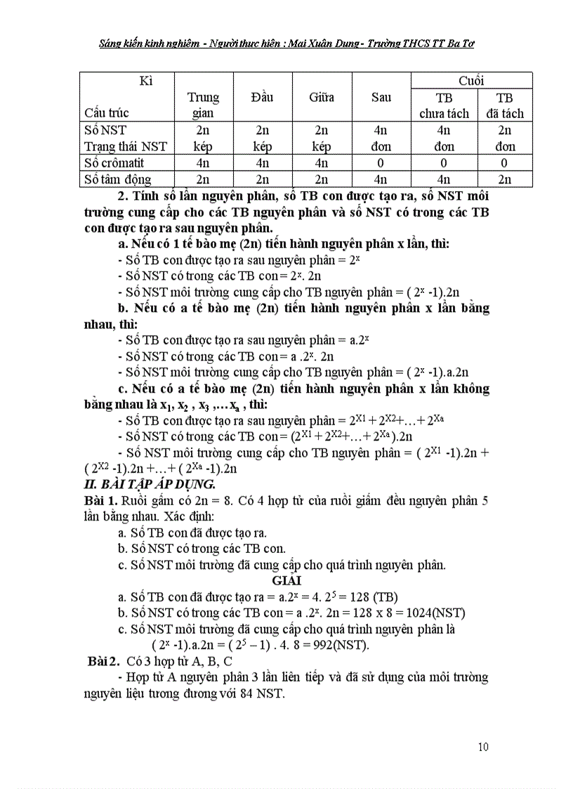 image for page Nâng cao kỹ năng nhận biết và giải các dạng toán lai của Menđen