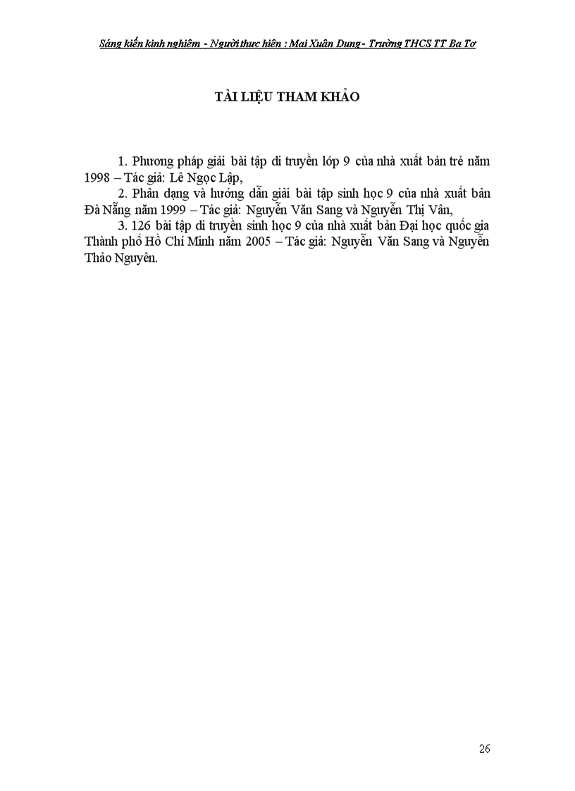 image for page Nâng cao kỹ năng nhận biết và giải các dạng toán lai của Menđen