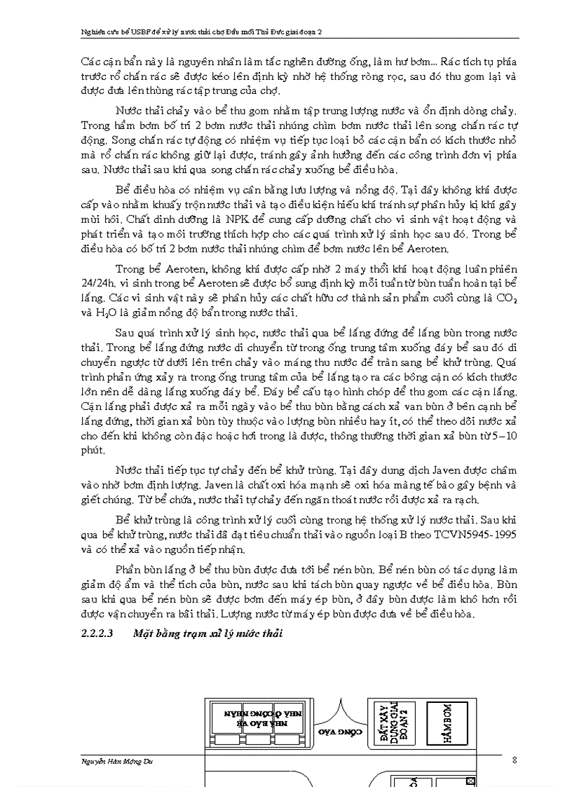 image for page Nghiên cứu bể USBF Upflow Sludge Blanket Filter để Xử Lý Nước Thải chợ đầu mối Thủ Đức