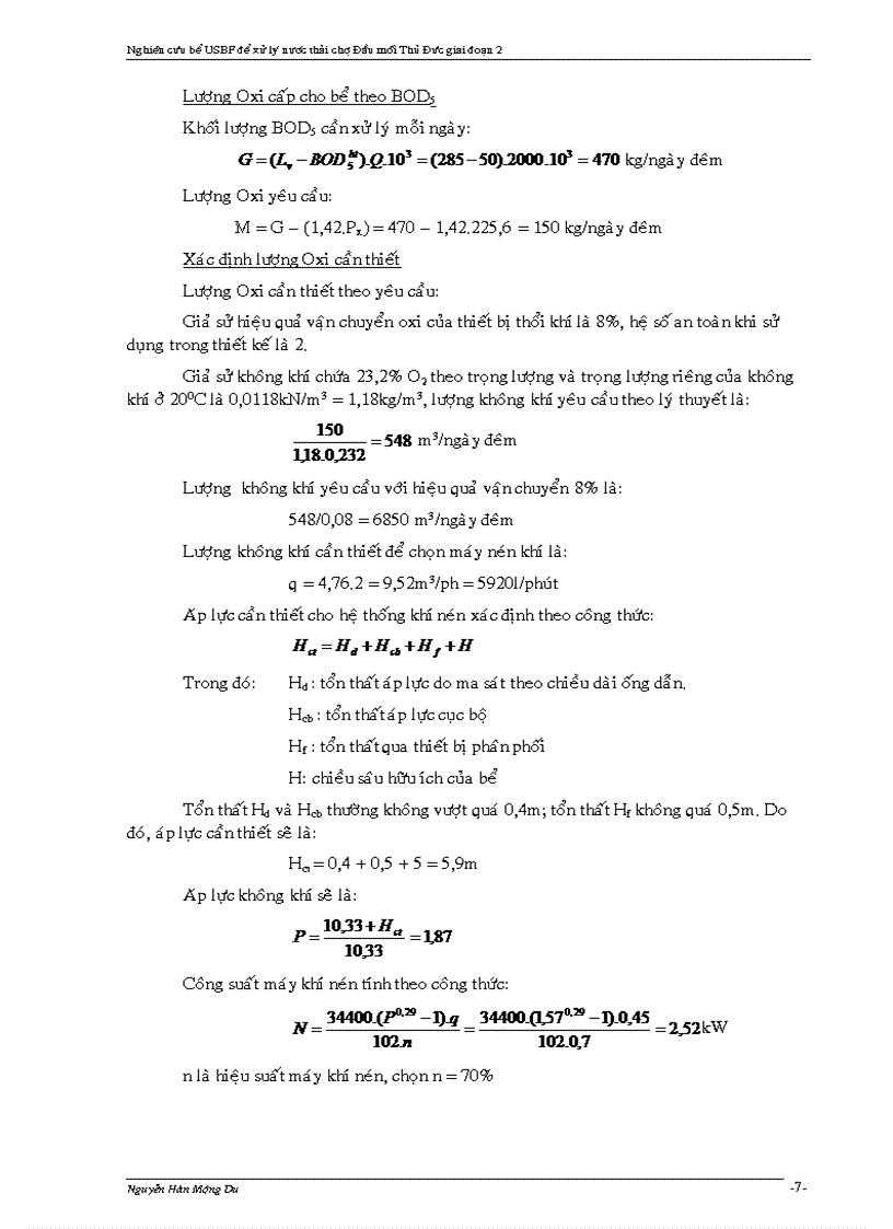 image for page Nghiên cứu bể USBF Upflow Sludge Blanket Filter để Xử Lý Nước Thải chợ đầu mối Thủ Đức