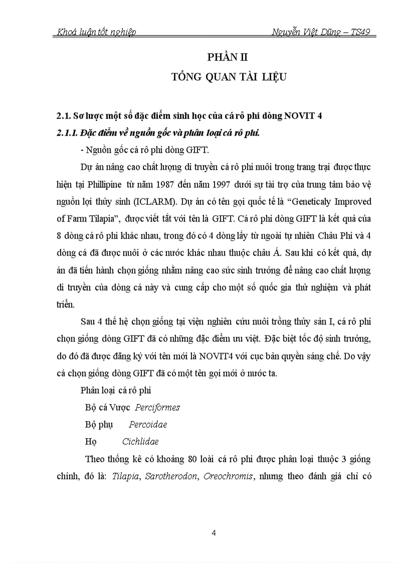 image for page So sánh tốc độ sinh trưởng của cá rô phi chọn giống dòng NOVIT 4 Oreochromis niloticus ở 2 ngưỡng nhiệt độ khác nhau