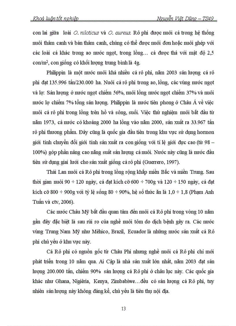 image for page So sánh tốc độ sinh trưởng của cá rô phi chọn giống dòng NOVIT 4 Oreochromis niloticus ở 2 ngưỡng nhiệt độ khác nhau