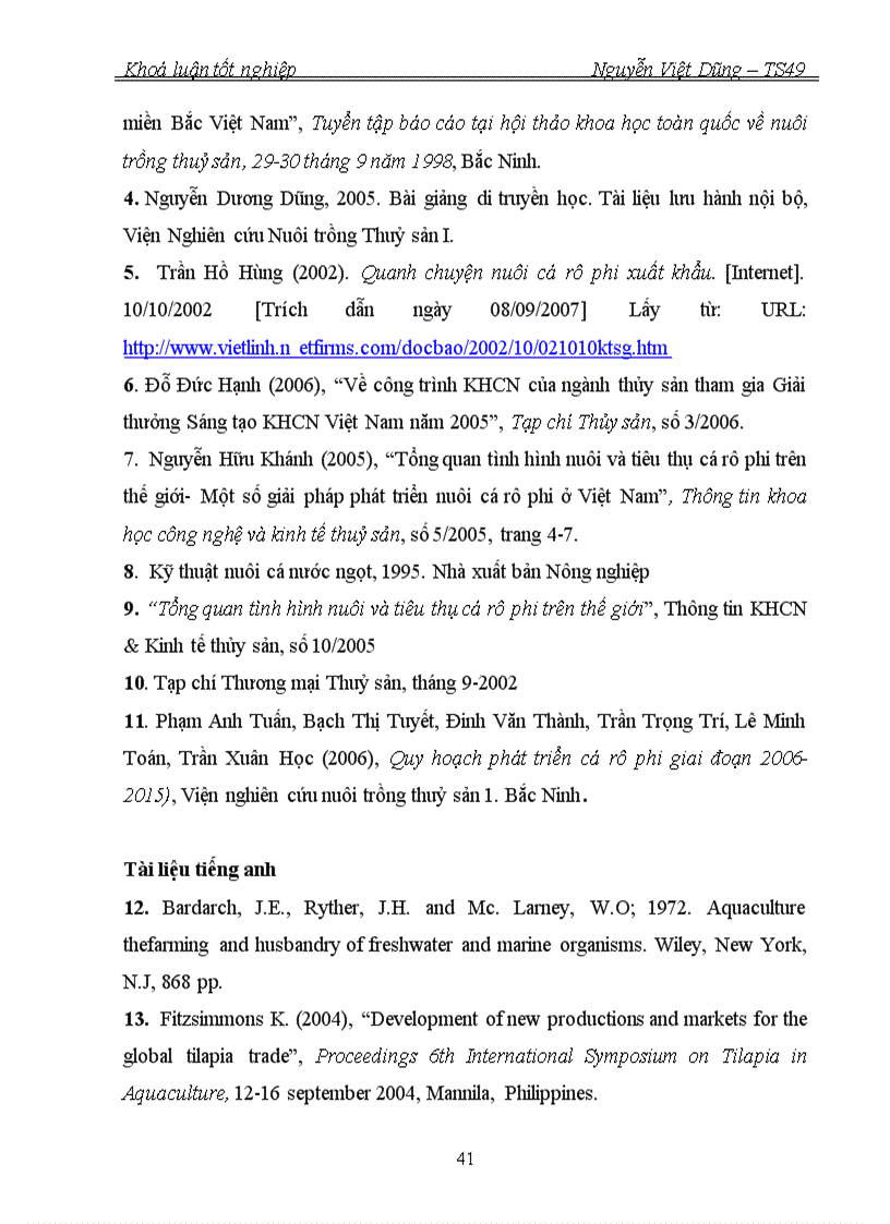 image for page So sánh tốc độ sinh trưởng của cá rô phi chọn giống dòng NOVIT 4 Oreochromis niloticus ở 2 ngưỡng nhiệt độ khác nhau