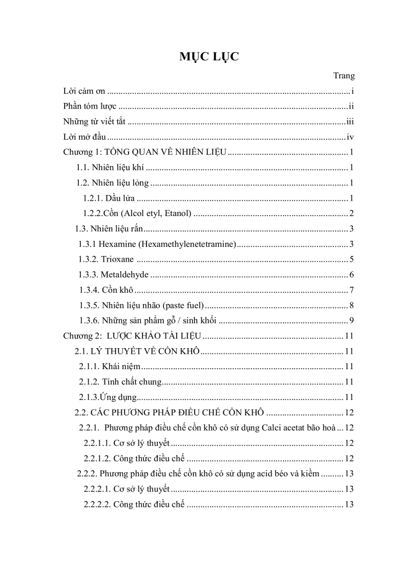 image for page Điều Chế Cồn Khô