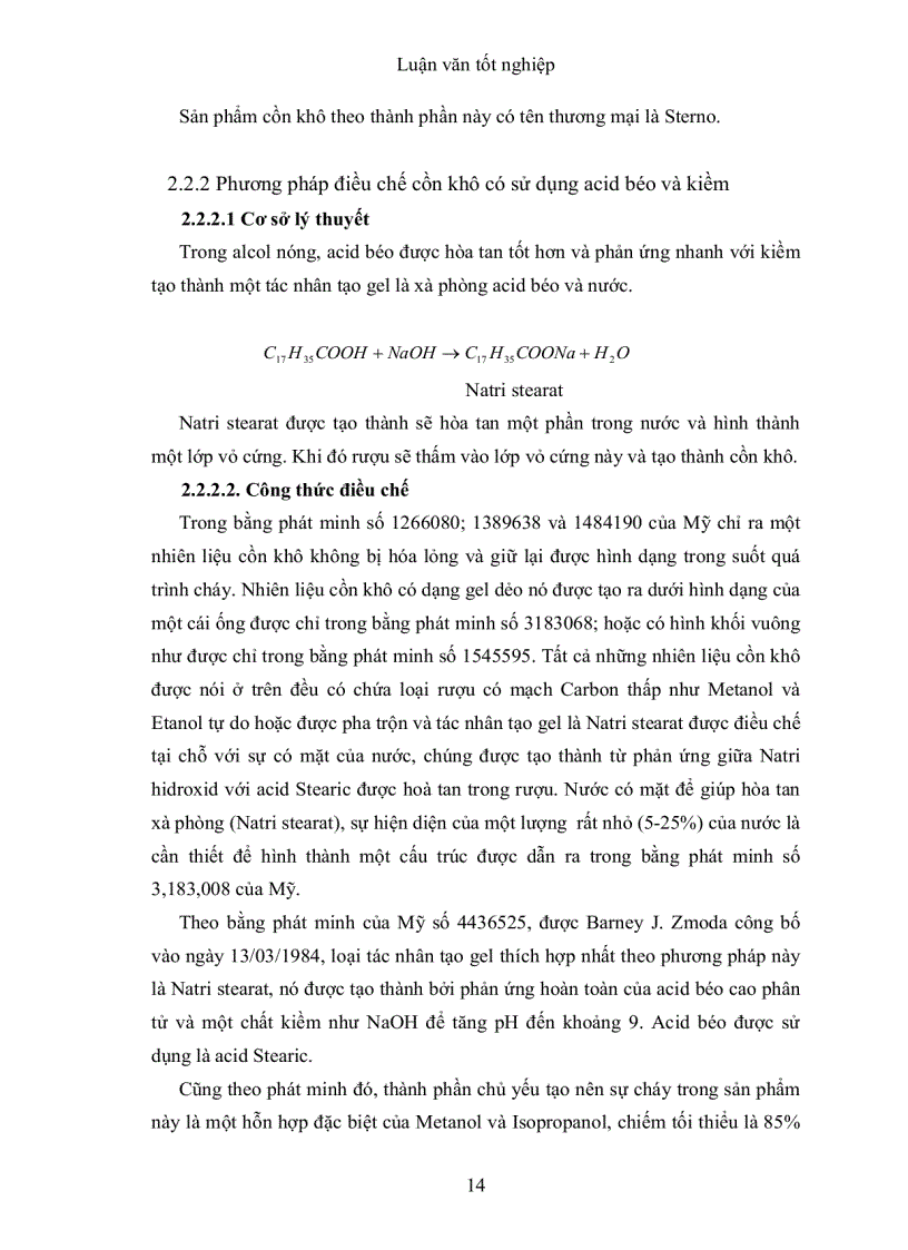 image for page Điều Chế Cồn Khô