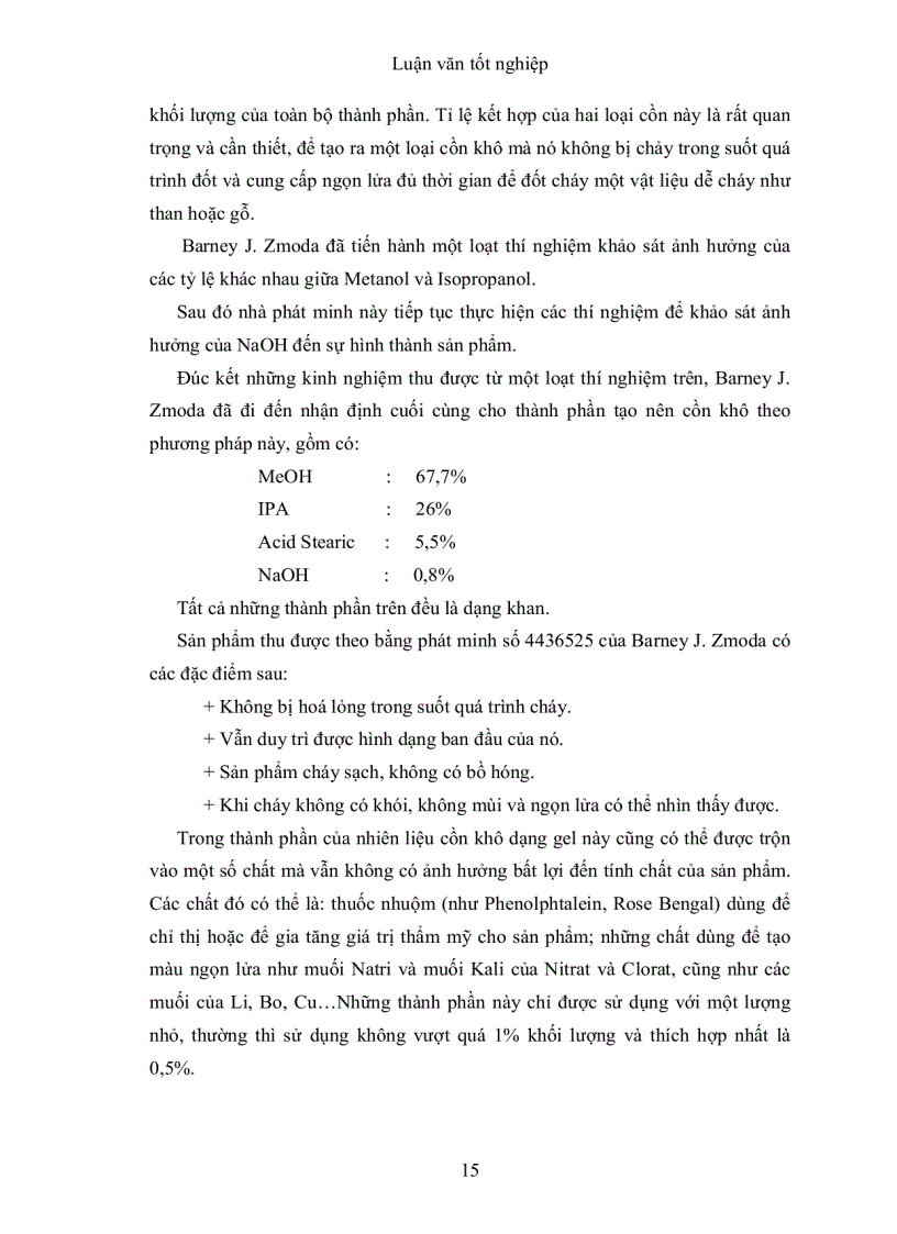 image for page Điều Chế Cồn Khô