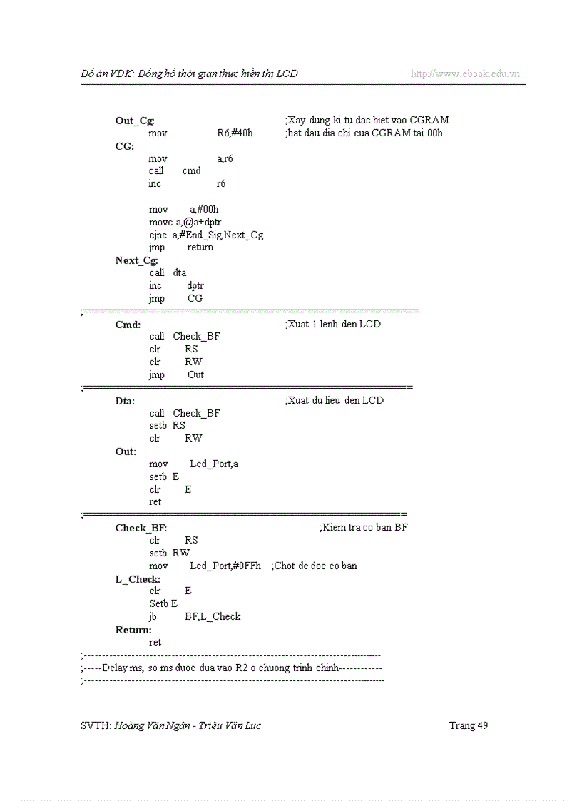 image for page VI ĐIỀU KHIỂN Đồng hồ thời gian thực hiển thị LCD