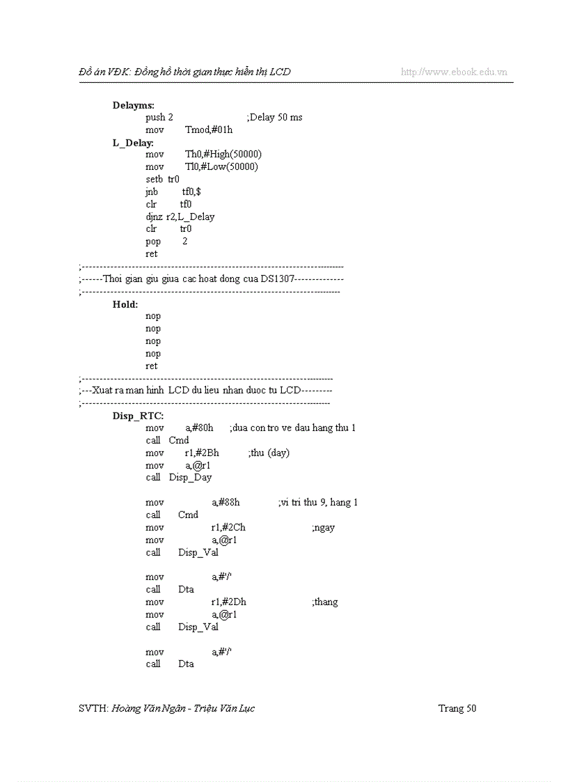 image for page VI ĐIỀU KHIỂN Đồng hồ thời gian thực hiển thị LCD